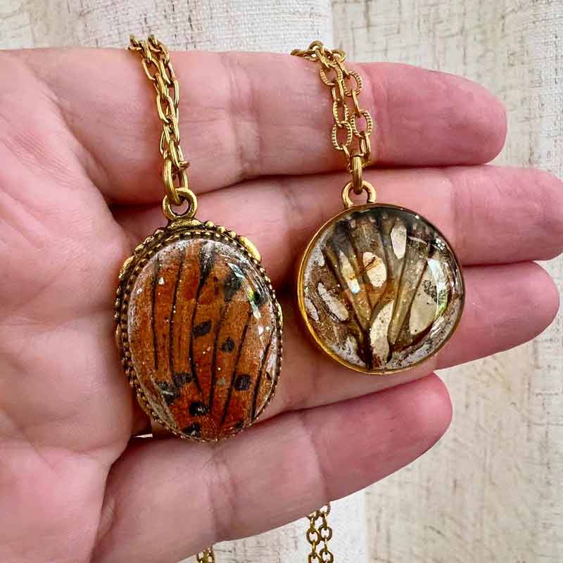 Monarch butterfly jewelry by Beth Christina Art