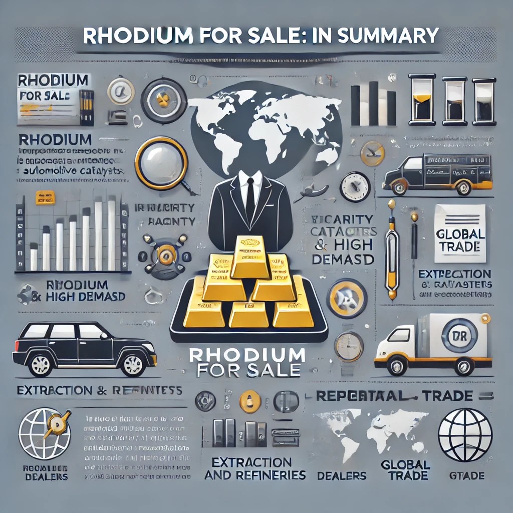 Rhodium for Sale In Summary