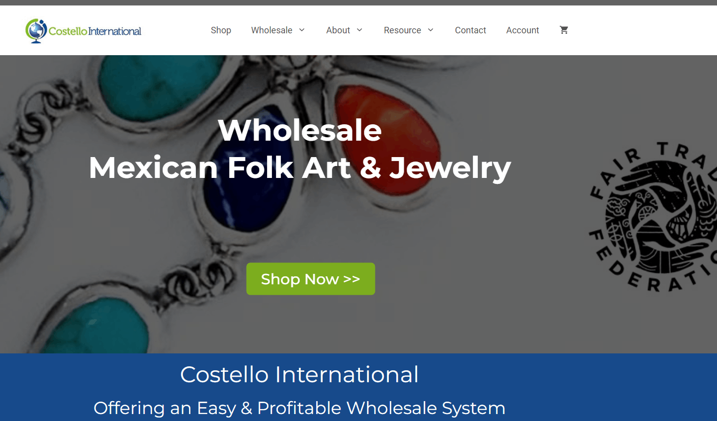 wholesale Mexican jewelry from Costello International.