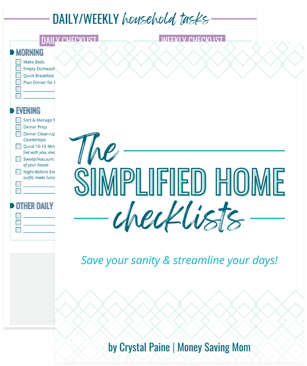 The Simplified Home Checklist preview.