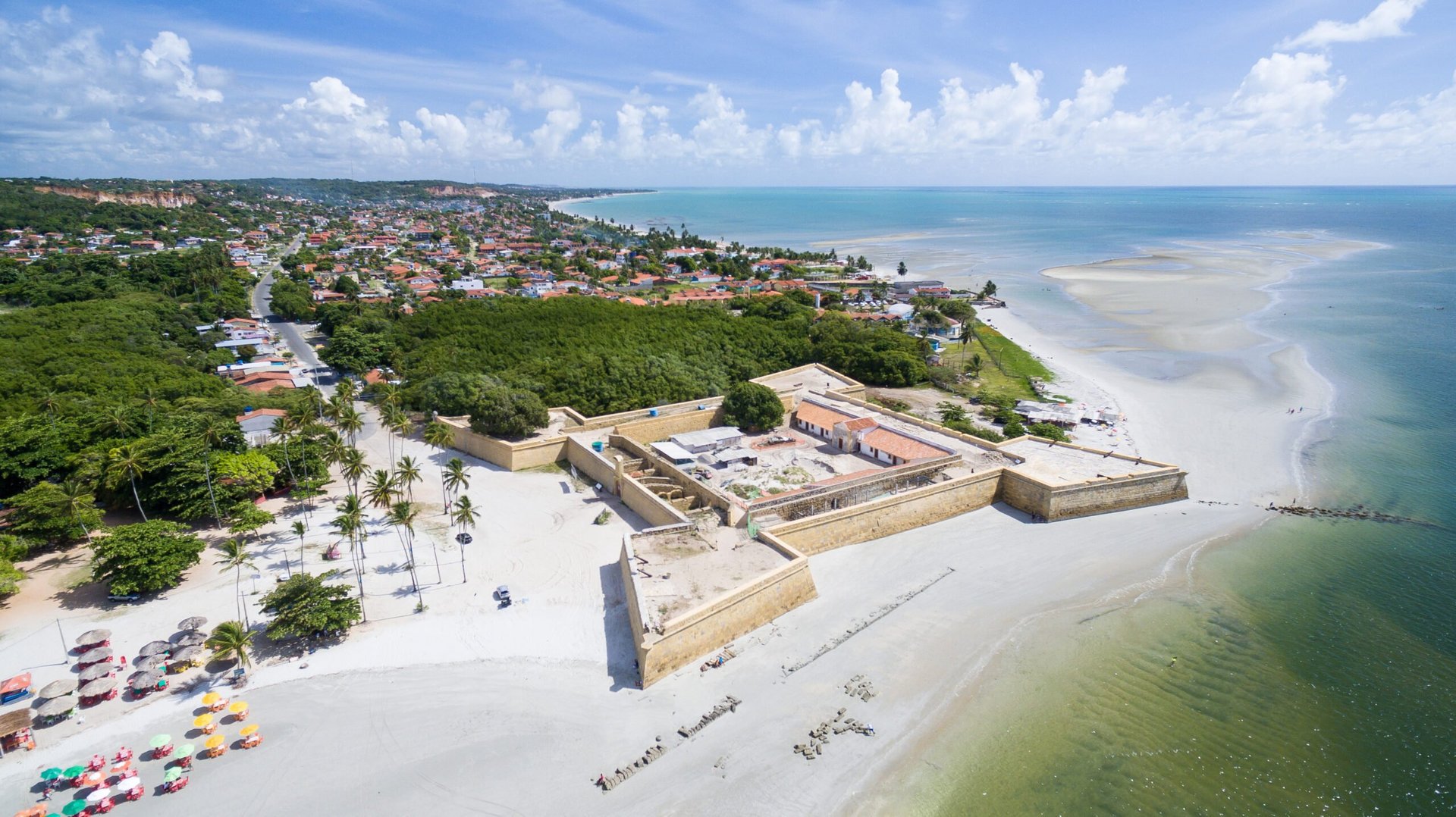 Fort Orange in Itamaraca Island, Pernambuco, Brazil